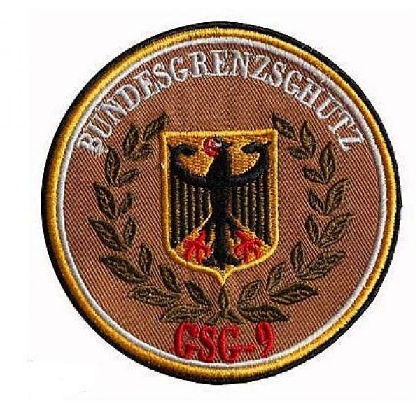 Embroidery Patch Airsoft Morale Patch 1 Germany Eagle German Bundesgrenzschutz GSG9 Military Hook Loop Tactics Morale Embroidered Patch