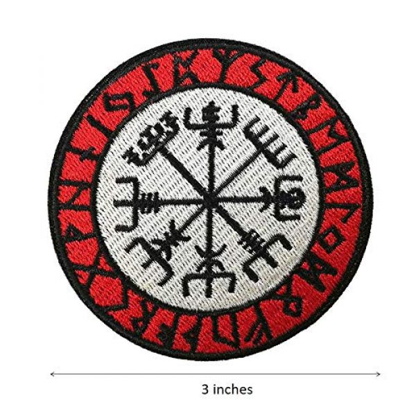 Cute-Patch Airsoft Morale Patch 3 Viking Compass Vegvisir Embroidered Iron on sew on Patch