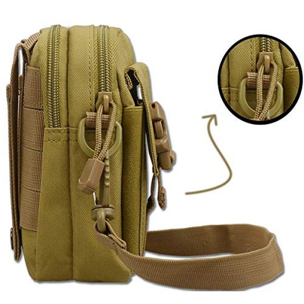 LIUYIJIE Tactical Pouch 3 LIUYIJIE Outdoor Waist Bag Tactical Pouch Hiking Camping Cycling Trekking Multipurpose Utility Gadget Belt Waist Bag Cell Phone Holster