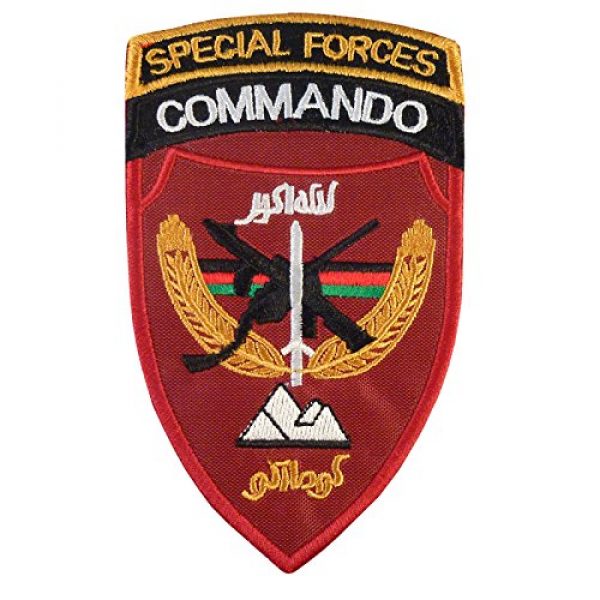 LEGEEON Airsoft Morale Patch 1 LEGEEON Afghanistan Special Forces Commando MARSOC ANASF ANA Afghan Army Hook&Loop Patch