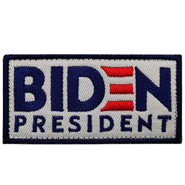 ODSP Airsoft Morale Patch 6 Joe Biden 2020 for President Embroidered Patch, Emblem Tactical Military Morale Funny Badges Decoration DIY Appliques with Fastener Hook and Loop Backing