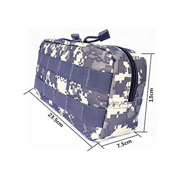 FIRECLUB Tactical Pouch 4 FIRECLUB 1000D Waterproof MOLLE Pouch Multi-Purpose Compact Tactical Waist Bags Utility Pouch