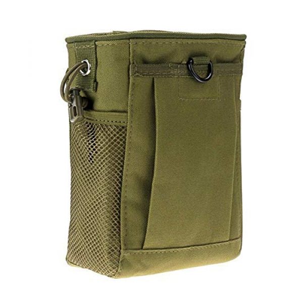 MinLia Tactical Pouch 5 1PC Tactical Molle Drawstring Magazine Dump Pouch,Military Molle Tactical Magazine Dump Belt Pouch Bag Utility Hunting Magazine Pouch Pocket Storage Bag