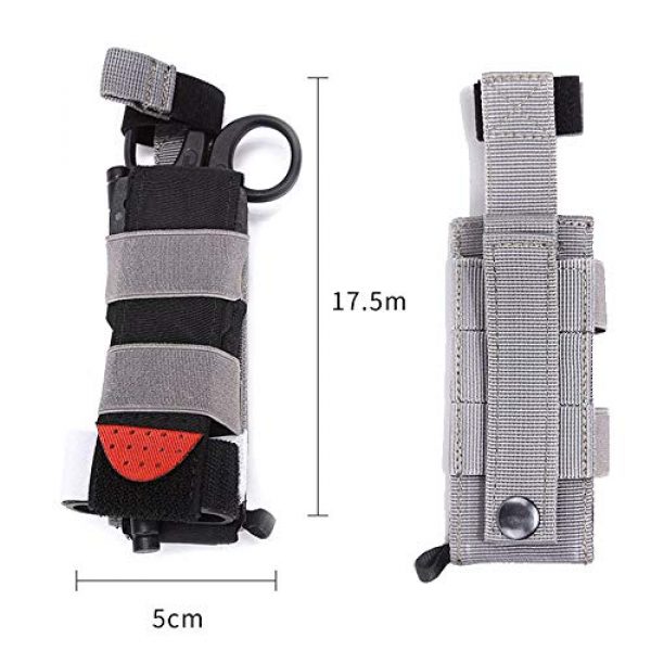 Sunnystacticalgear Tactical Pouch 3 Outdoor Hunting Fishing Hiking Tactical Bag Assault Combat Kit Pack Tactical Tourniquet Trauma Shear Pouch