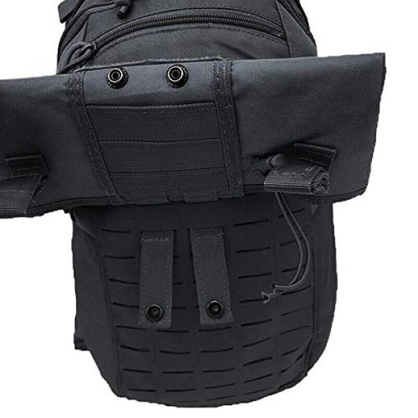 Livans Tactical Pouch 7 Livans Roll-up Molle Dump Pouch, Tactical Floding Ammo Recovery Pouches Drawstring Magazine Recycling Bag for Airsoft Hunting Gear Paintball Wargame Include 1 pcs Grimlock