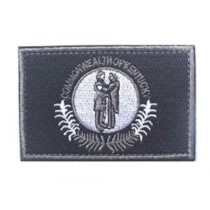 Tactical Embroidery Patch Airsoft Morale Patch 1 State Flag of Kentucky Embroidery Patch Military Tactical Morale Patch Badges Emblem Applique Hook Patches for Clothes Backpack Accessories