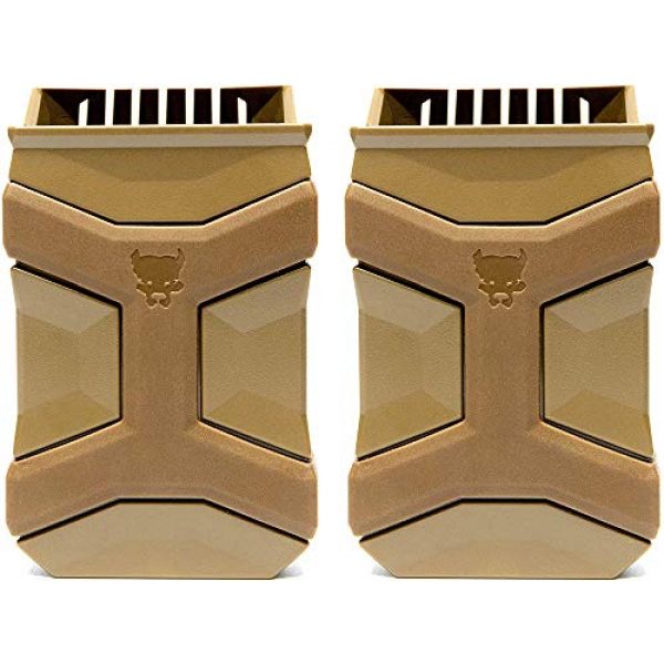 PITBULL TACTICAL Tactical Pouch 1 PITBULL TACTICAL Universal Mag Carrier Gen 2, Single or Double Stack Mag Pouch (2-Pack)