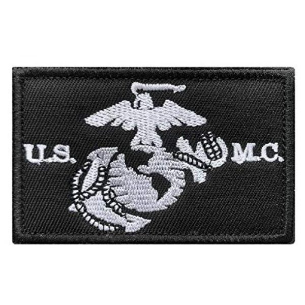 Antrix Airsoft Morale Patch 7 Antrix 2 Pcs Tactical US Army US Marine Corps USMC Vows Semper Fi Applique Fastener Hook and Loop Military Badge Patch for Backpacks Caps Hats Vests Bags