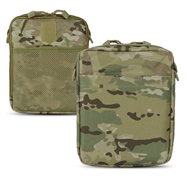 IronSeals Tactical Pouch 2 IronSeals Military Tactical EDC Pouch Casual Climbing Hiking Outdoor Utility Gadget Tool Hanging Bag with Shoulder Strap