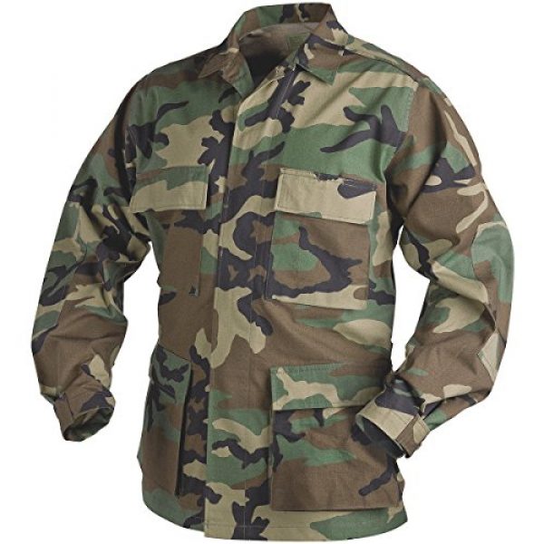 Camo Distributors Tactical Shirt 1 Military Men's 100% Cotton Rip Stop BDU Shirt, Made in USA
