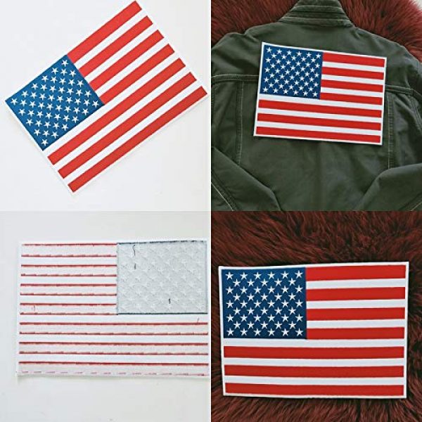 Heavens Tvcz Airsoft Morale Patch 3 Heavens Tvcz Large XXL National Flag Embroidered Motorcycle for Men Women Teens Patches Thin Red White Line Morale Stars On Blue Background Tactical US Flag Worn Black United Jeans Women Patch 11" x 7