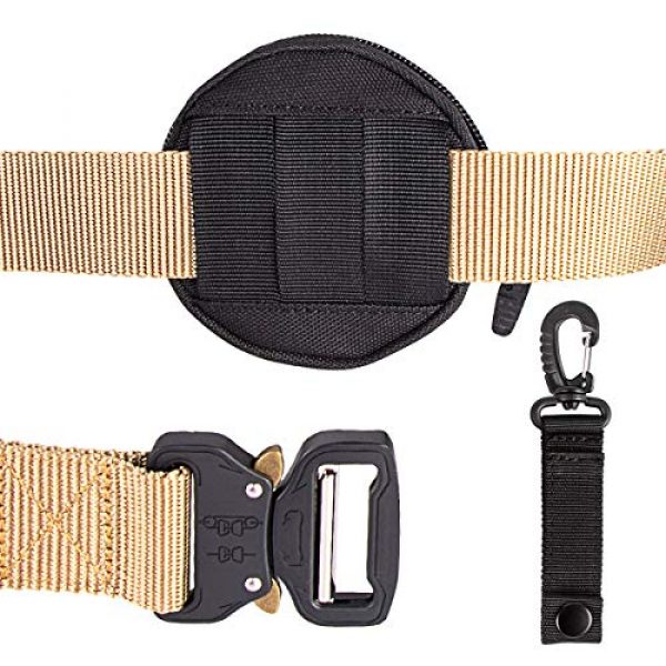 IronSeals Tactical Pouch 4 IronSeals Outdoor Circle Carrying Key Holder Case Small Zipper Coin Purse Keychain Wallet Bag