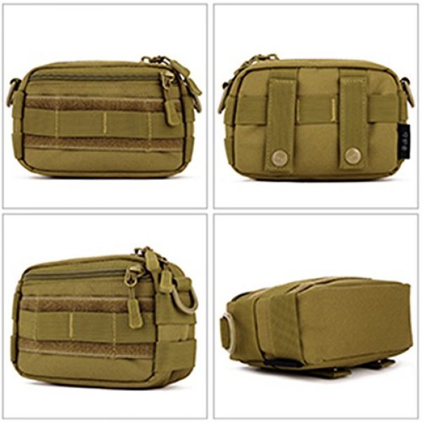 Huntvp Tactical Pouch 7 Huntvp Tactical Utility MOLLE Pouch Outdoor Casual Messenger Bag Military Waist Belt Bag Pack