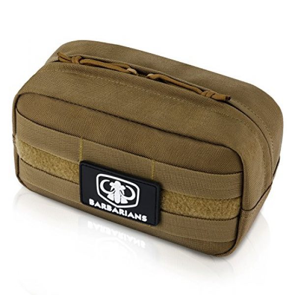 Barbarians Tactical Pouch 6 Barbarians Tactical MOLLE Utility Pouch Compact Horizontal, EDC Multi-Purpose Admin Pouch Bag