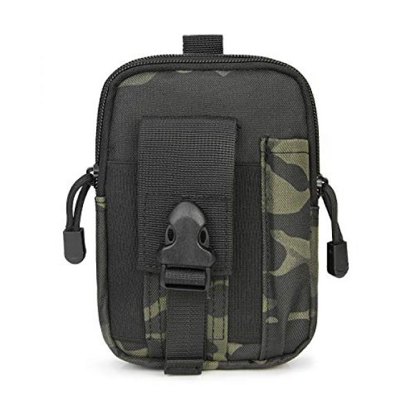 LeisonTac Tactical Pouch 2 LeisonTac Tactical Gear EDC Molle Pouch with Cell Phone Holder