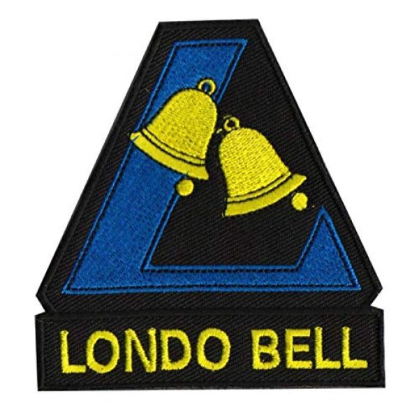 Embroidered Patch Airsoft Morale Patch 1 Mobile Suit Gundam Londo Bell 3D Tactical Patch Military Embroidered Morale Tags Badge Embroidered Patch DIY Applique Shoulder Patch Embroidery Gift Patch
