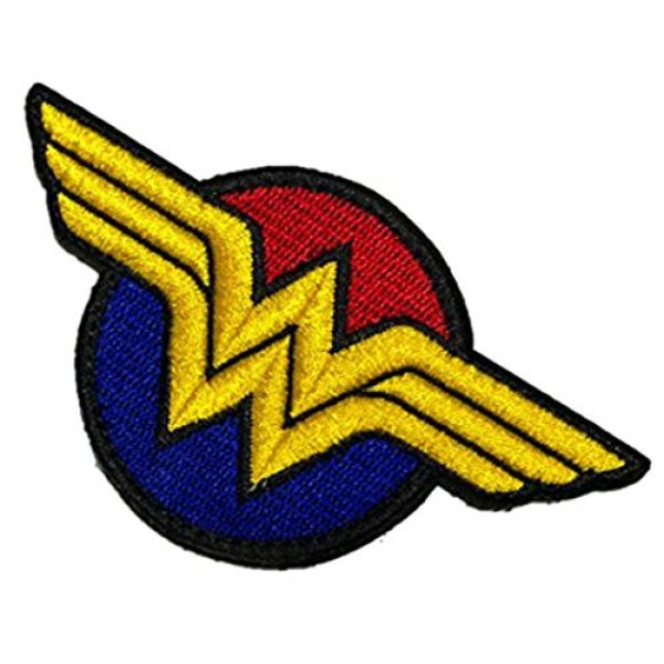 Embroidery Patch Airsoft Morale Patch 3 Wonder Woman Super Hero Tactical Military Embroidery Patch