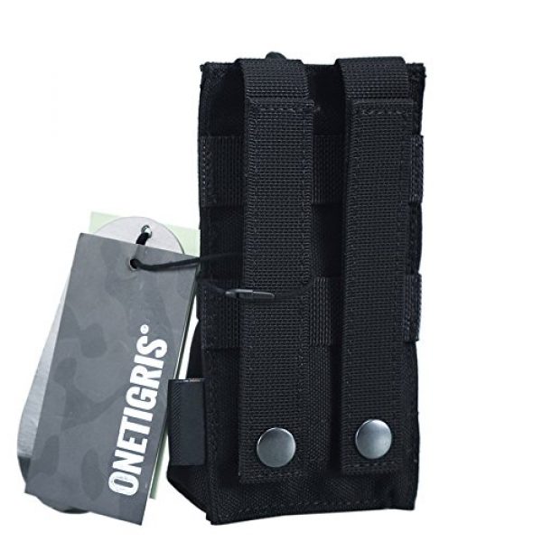 OneTigris Tactical Pouch 7 OneTigris Multicam Black Tactical MOLLE Pouch & Black MOLLE Radio Holster