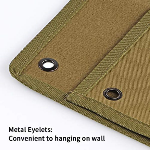 Skelang Airsoft Morale Patch 5 Skelang Velcro Board, Patch Holder, Patch Display Panel Board for Tactical Military Patches, Morale Patch (23.4"x 17.7")