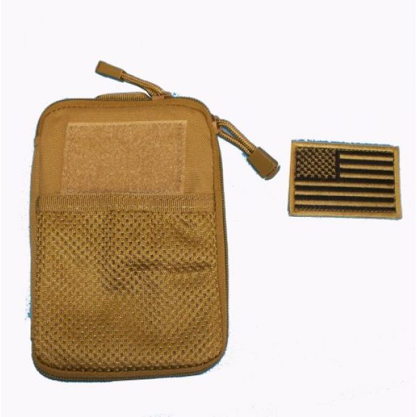 Generic Tactical Pouch 2 Molle BDU WALLET POUCH--TAN