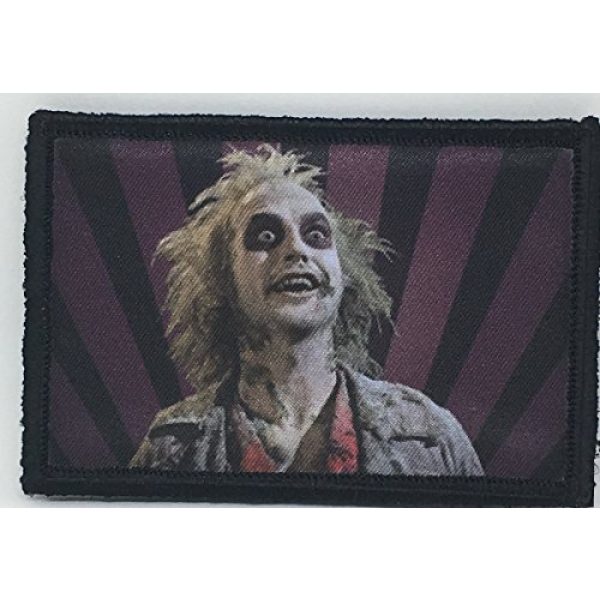 RedheadedTshirts Airsoft Morale Patch 1 Micheal Keaton Beetlejuice Morale Patch Funny Tactical Military. 2x3" Hook and Loop Made in The USA Perfect for Your Rucksack, Pack Bag, Molle Gear, Operator hat or Cap!