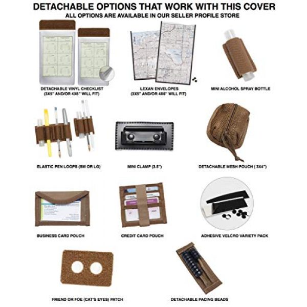 TACTICAL NOTEBOOK COVERS.COM Tactical Pouch 2 Tactical Wallet/Military Notebook Cover/Fits 4x6 Notepad