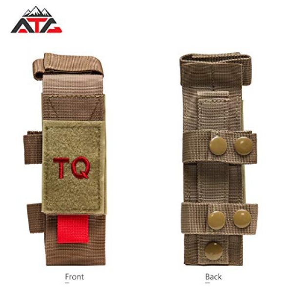 ATG Tactical Pouch 4 ATG Tactical Tourniquet & Trauma Medical Shear Pouch MOLLE PALS Duty Belt Loop EMT EMS