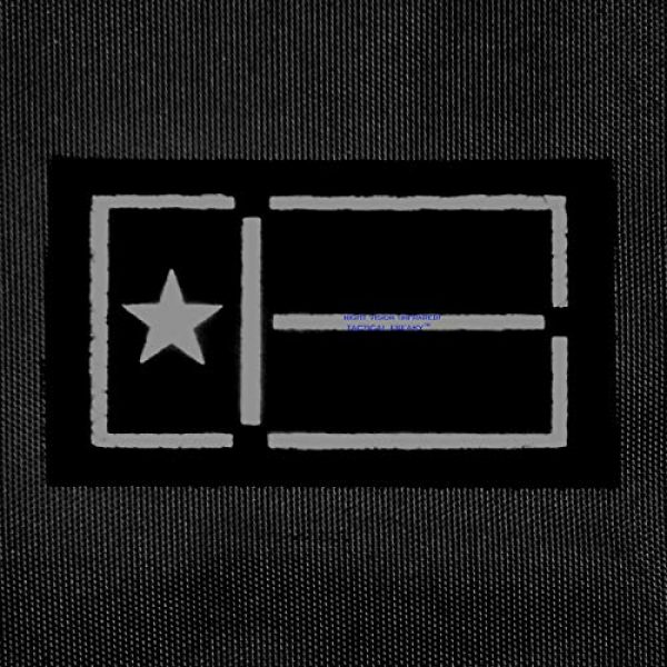 Tactical Freaky Airsoft Morale Patch 2 IR Coyote Tan Texas Lone Star Flag 2x3.5 IFF Tactical Morale Touch Fastener Patch