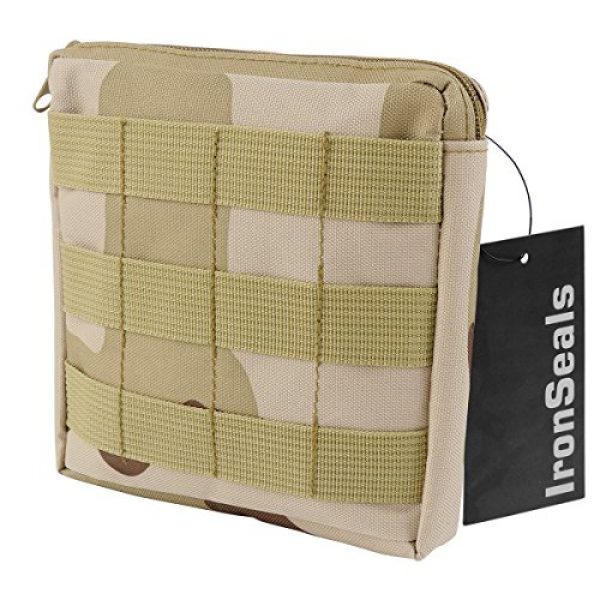 IronSeals Tactical Pouch 1 IronSeals Tactical MOLLE Pouch Tactical EDC Compact Multi-Purpose Water-Resistant Utility Gadget Gear Hanging Waist Bags