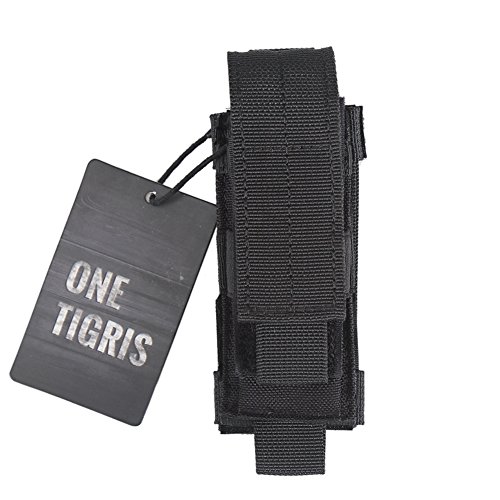 OneTigris Tactical Pouch 2 OneTigris Tactical MOLLE Folding Horizontal Vertical Belt Tool Pouch Single Pistol Mag Pouch