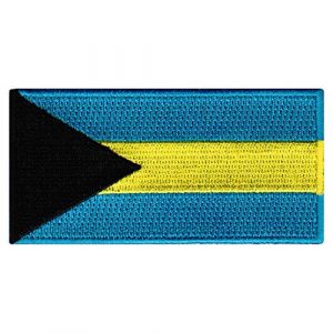 Cypress Collectibles Embroidered Patches Airsoft Morale Patch 1 Bahamas Flag Embroidered Patch Bahamian Islands Iron-On National Emblem