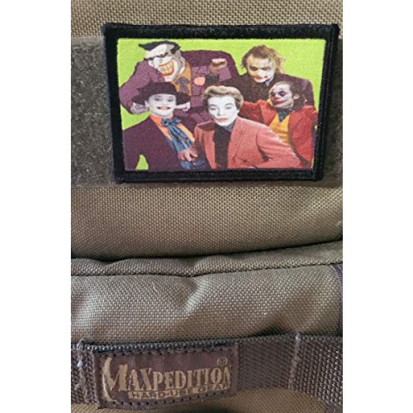 RedheadedTshirts Airsoft Morale Patch 2 The Joker Collage Morale Patch. Perfect for Your Tactical Military Army Gear, Backpack, Operator Baseball Cap, Plate Carrier or Vest. 2x3" Hook Patch. Made in The USA