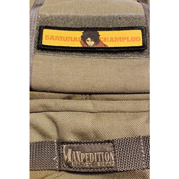 RedheadedTshirts Airsoft Morale Patch 2 1x4 Samurai Champloo Morale Patch.Hook and Loop Patch. Made in The USA