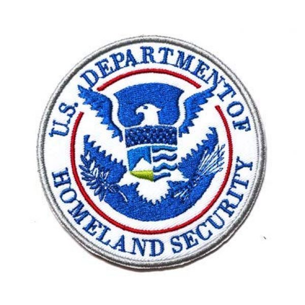 Tactical Embroidery Patch Airsoft Morale Patch 1 DEPT of Homeland Security Tactical Embroidery Patch Hook & Loop Morale Patch Military Patch for Clothing Accessory Backpack Armband