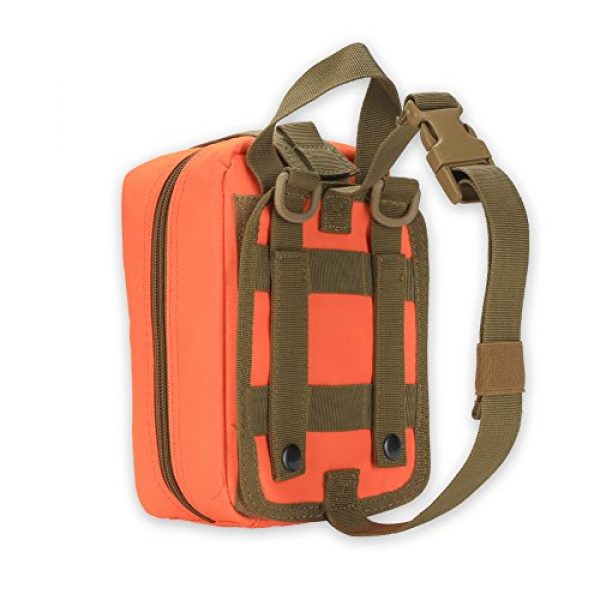 Dioche Tactical Pouch 7 Dioche Outdoor Survival Military First Aid Bag Climbing Emergency Medical Pouch Pack(Orange)