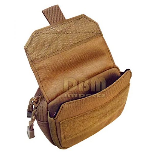Generic Tactical Pouch 3 TAN Molle Tactical DIGI Pouch GPS IPOD MP3 Cell Phone Case Cover Small Bag