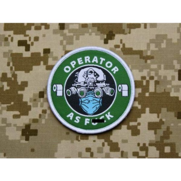 BritKitUSA Airsoft Morale Patch 2 2020 Operator As Fk OAF Nation MARSOC Raiders USMC Woven Morale Patch 3" in Diameter