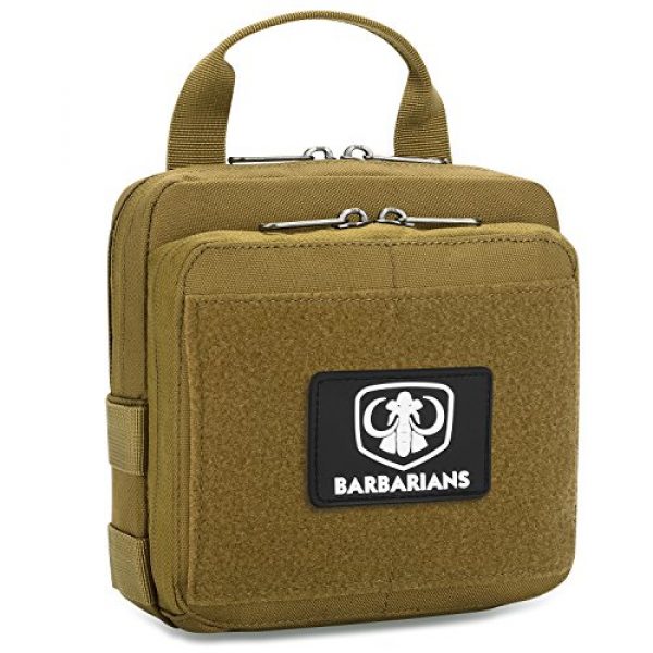 Barbarians Tactical Pouch 3 Barbarians Tactical Admin Pouch, MOLLE Military Tool Map Bag Organizer