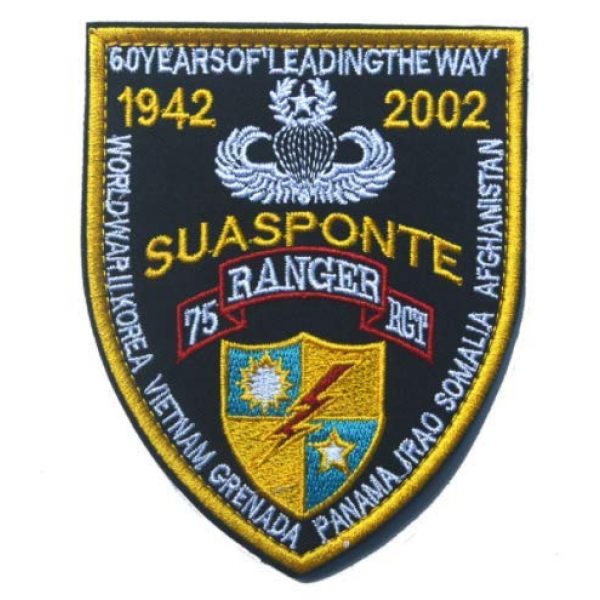 Embroidered Patch Airsoft Morale Patch 1 75th Ranger RGT 3D Tactical Patch Military Embroidered Morale Tags Badge Embroidered Patch DIY Applique Shoulder Patch Embroidery Gift Patch