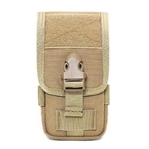 Azarxis Tactical Pouch 1 Azarxis Tactical Cell Phone Holster Pouch, Tactical Smartphone Pouches EDC Cellphone Case Molle Gadget Bag Molle Attachment Belt Holder Waist Bag