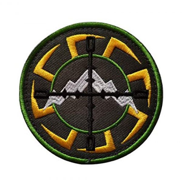 Tactical Embroidery Patch Airsoft Morale Patch 1 Russia FSB ALFA Team Kolovrat Russian Embroidery Patch Military Tactical Morale Patch Badges Emblem Applique Hook Patches for Clothes Backpack Accessories