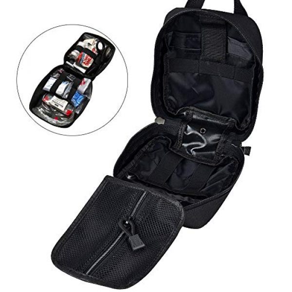 Goldfire Tactical Pouch 2 Goldfire Medical First Aid Pouch,Molle EMT Pouch Tactical Rip-Away Nylon Medical Pouch for Outdoor Hiking Camping Trekking Hunting