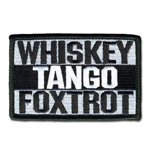 Antrix Airsoft Morale Patch 1 Antrix Whiskey Tango Foxtrot Military Morale Patch Hook & Loop Tactical Patch - 3.15"x2"