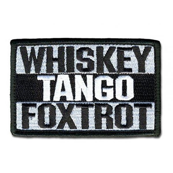 Antrix Airsoft Morale Patch 1 Antrix Whiskey Tango Foxtrot Military Morale Patch Hook & Loop Tactical Patch - 3.15"x2"