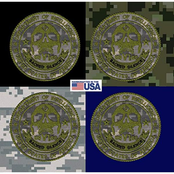 Tactical Patch Works Airsoft Morale Patch 4 Sacred Silence Department Patch