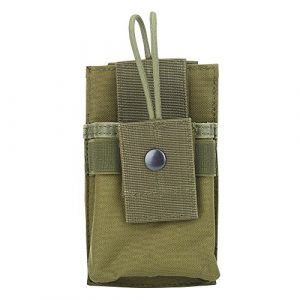 Dilwe Tactical Pouch 1 Dilwe Radio Pouch, Nylon Portable Two Way Radios Walkies Talkies Holster Tactical Accessory