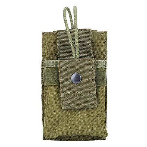 Dilwe Tactical Pouch 1 Dilwe Radio Pouch, Nylon Portable Two Way Radios Walkies Talkies Holster Tactical Accessory