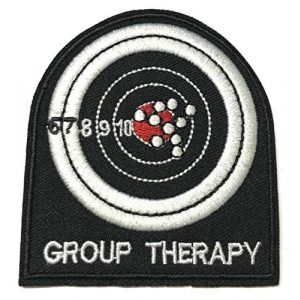 Appalachian Spirit Airsoft Morale Patch 1 Group Therapy Range Target 3" Embroidered Premium Patch Iron-On/Sew-On Decorative Applique Cap Hat Nation Country Patriotic Military Veteran Uniform Name Tag Custom Jacket Gear Biker
