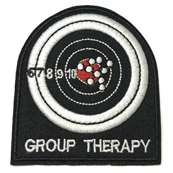 Appalachian Spirit Airsoft Morale Patch 1 Group Therapy Range Target 3" Embroidered Premium Patch Iron-On/Sew-On Decorative Applique Cap Hat Nation Country Patriotic Military Veteran Uniform Name Tag Custom Jacket Gear Biker