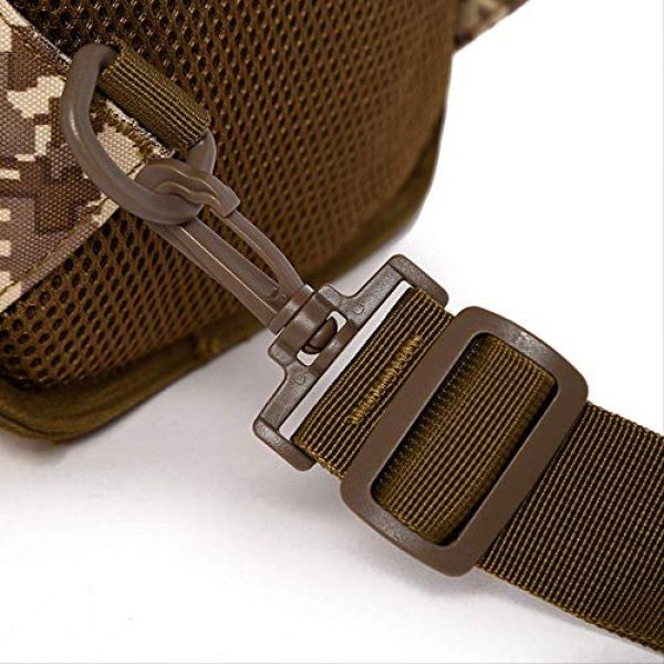 VJRQM Tactical Backpack 7 VJRQM Large-Capacity Travel Shoulder Bag Freelander Side Backpack Tactical Camouflage Chest Bag Cycling Mountaineering Shoulder Bag